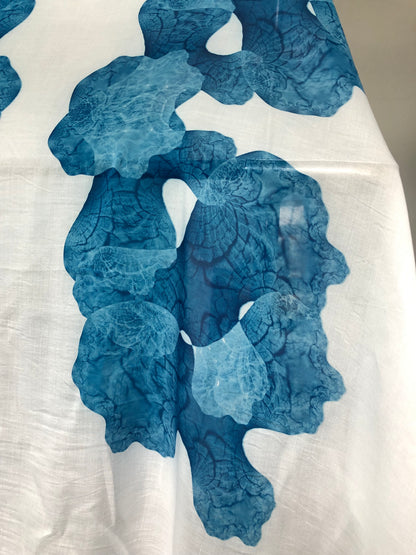 laser scanner developed cyanotype cotton