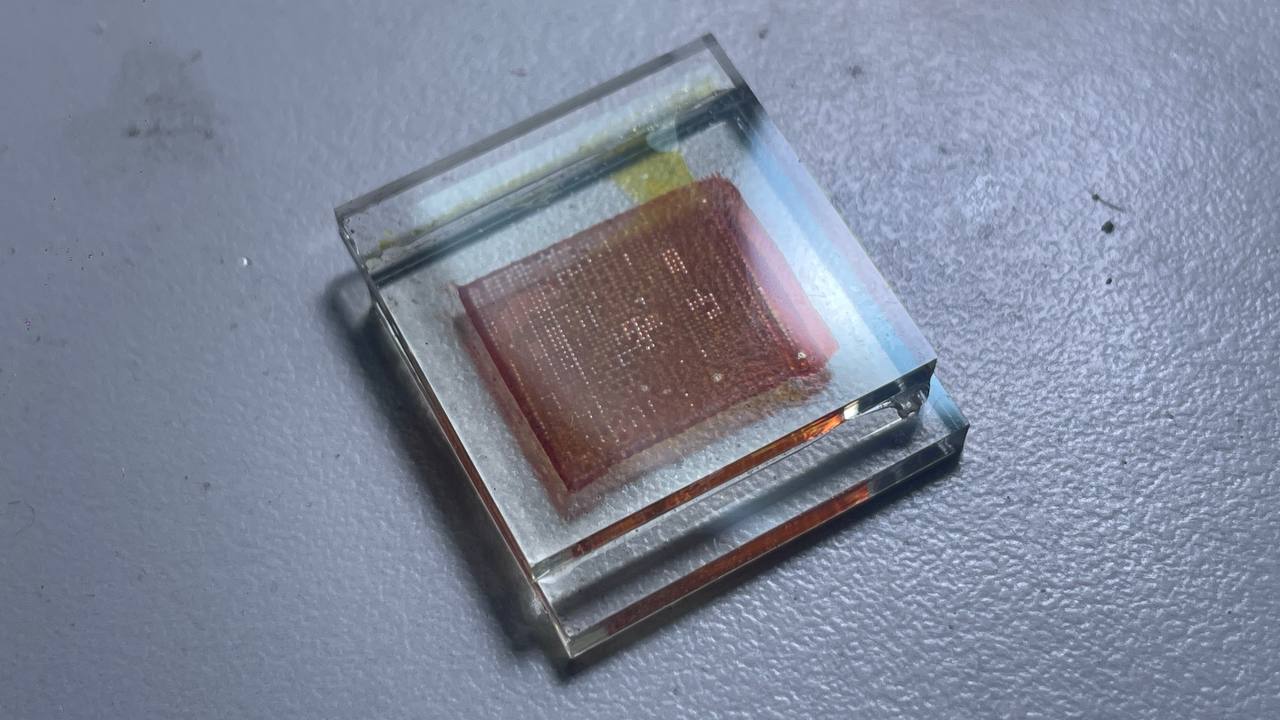 Single DSSC research sample cell